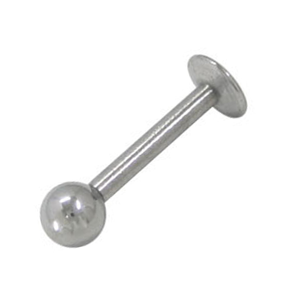 Surgical Steel 14 Gauge Labret Stud with Ball End