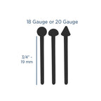 Surgical Steel Bendable Fishtail Nose Stud - 18 & 20 Gauge - photo 5