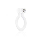 Bio-Flex Non-Piercing Fake Nose Ring with CZ - 5 Colors - photo 6