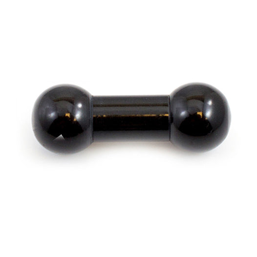 Acrylic 00 Gauge Straight Barbell for Tongue Piercing - photo 4