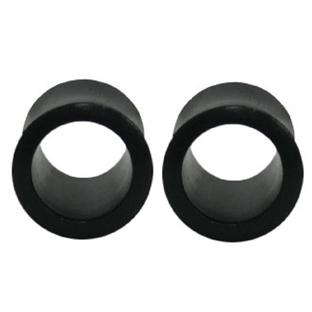 Black Wood 00 to 6 Gauge Double Flared Ear Tunnels - Pair - photo 2