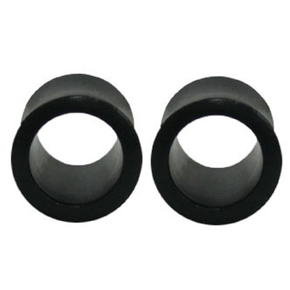 Black Wood 00 to 6 Gauge Double Flared Ear Tunnels - Pair - photo 2