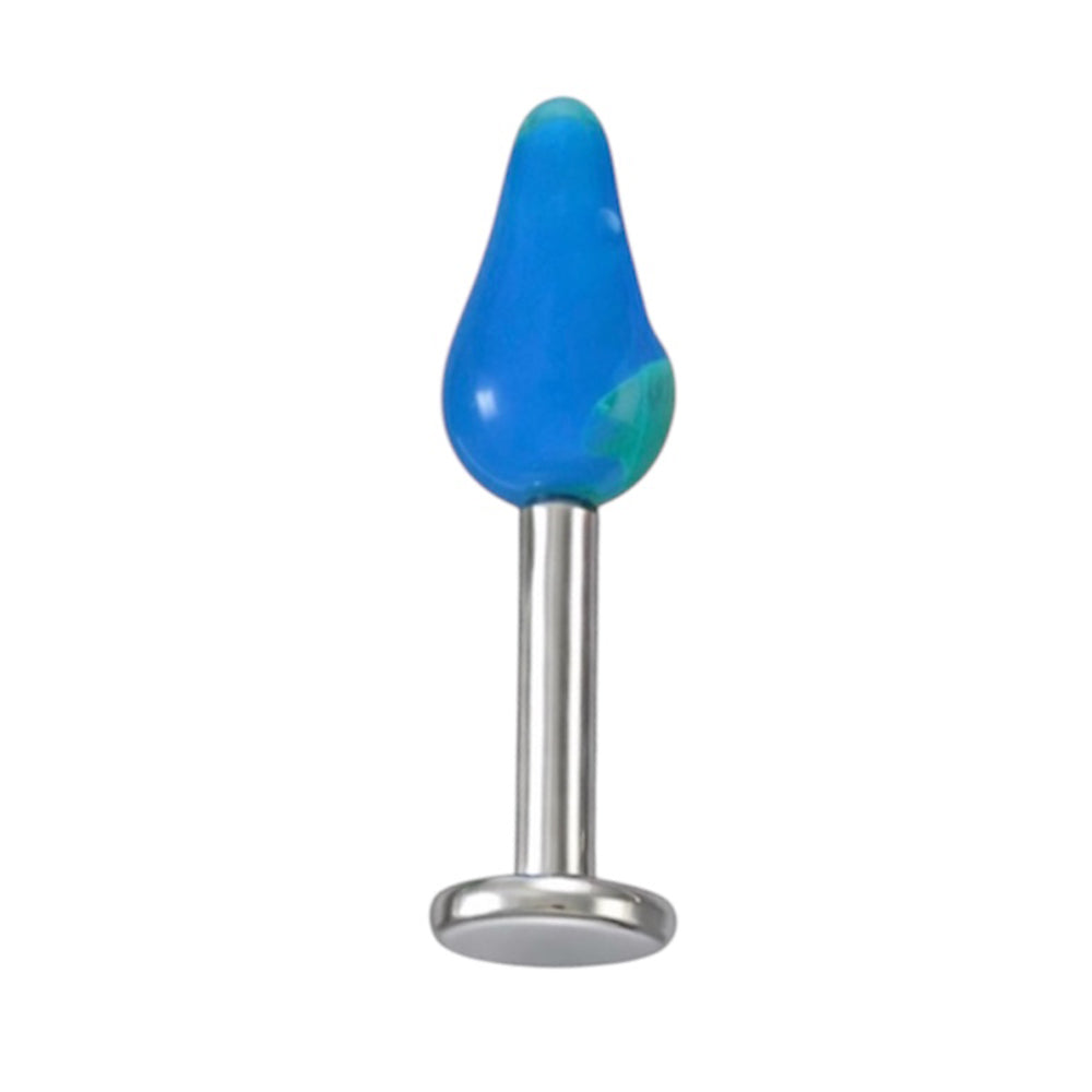 Surgical Steel 14 Gauge Labret Stud Spike with UV Acrylic - photo 7