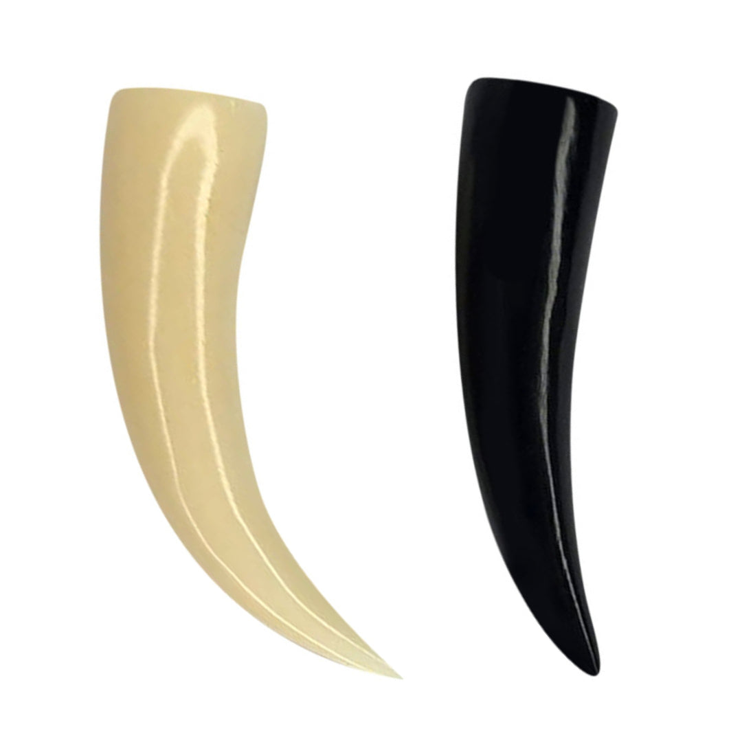 Buffalo Horn 6 to 0 Gauge Talon Claw Ear Tapers - Pair