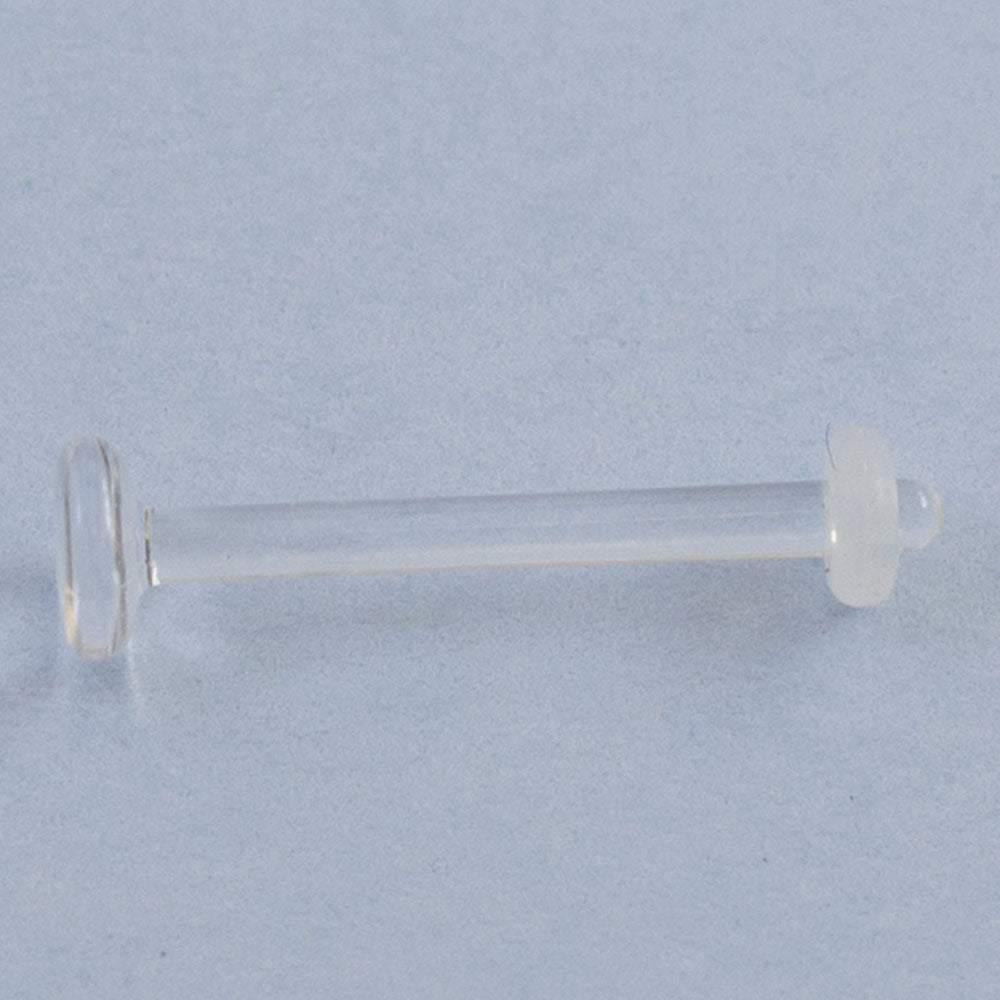 Bioflex 14 Gauge Clear Retainer Barbell 16mm - 4 Pack