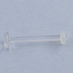 Bioflex 14 Gauge Clear Retainer Barbell 16mm - 4 Pack