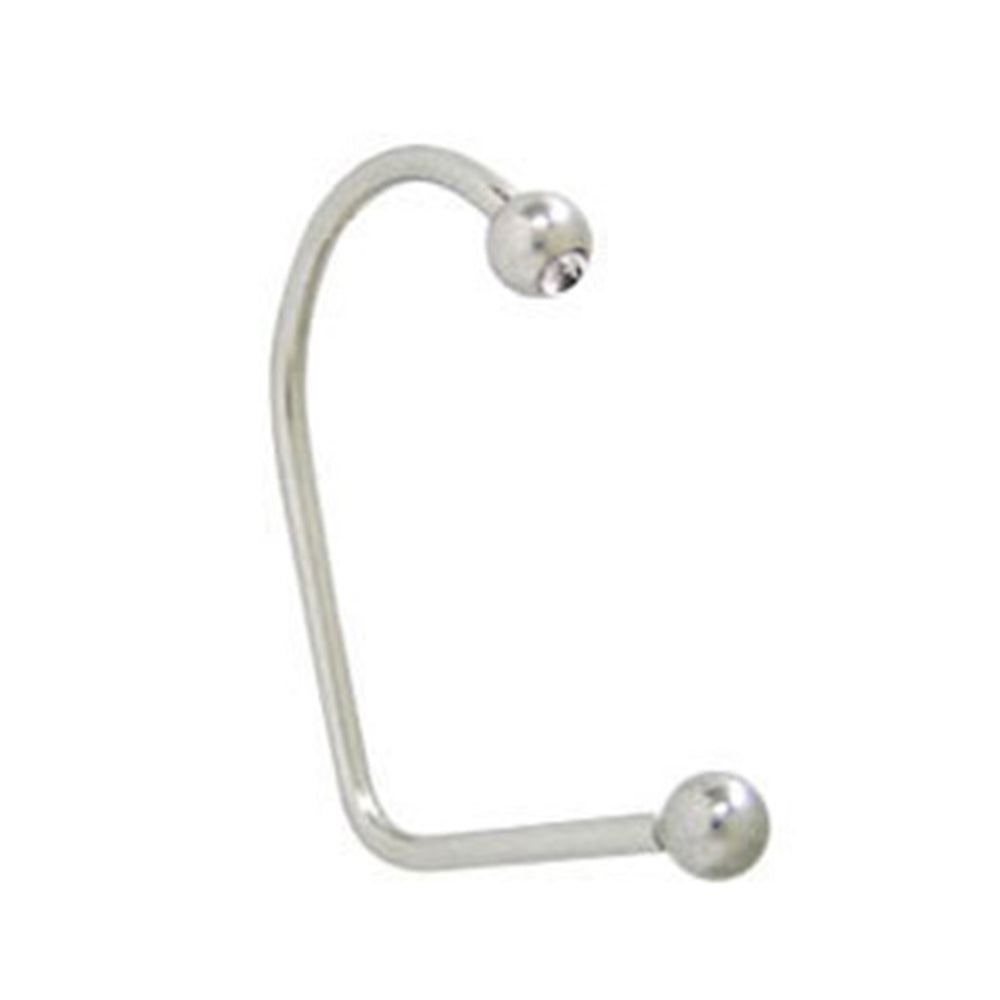 Surgical Steel 14 Gauge Labret Stud with Clear CZ Lippy Loop Lip
