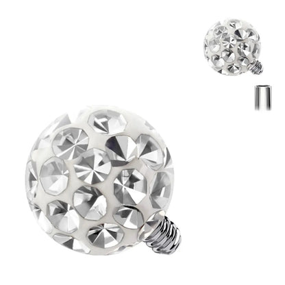 Titanium 14 & 16 Gauge Ferido Ball Dermal Anchor Top - photo 5