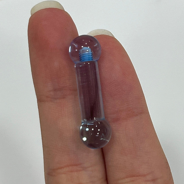 Ultra Violet Acrylic Straight Barbell 2 Gauge 15mm - 9 Colors - photo 5