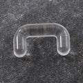 Acrylic Bioplast Septum Retainer 10 to 16 Gauge - Clear