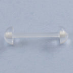 Bioflex 14 Gauge Clear Retainer Barbell 16mm - 4 Pack