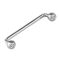 90 Degree Bent Surface Staple Barbells 14 Gauge Internally Threaded CZ - Kruelty - Photo 4