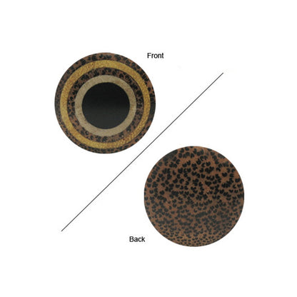 Bayong Wood 5/8 Inch Saddle Fit Convex Ear Plugs - Pair - photo 2