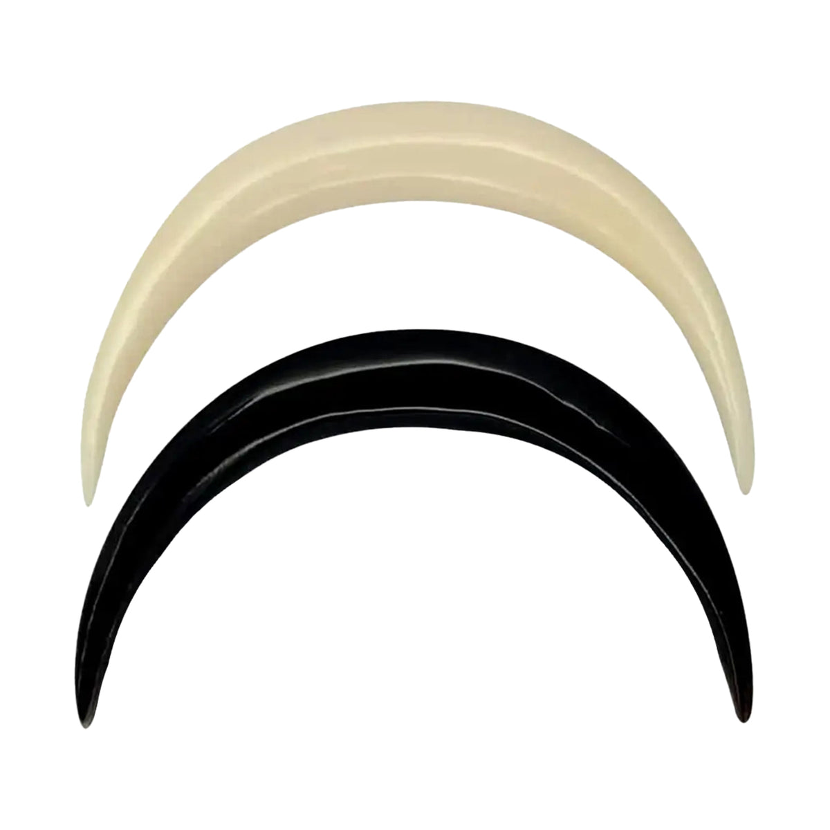 Organic Horn Water Buffalo Tusk Curved Pincer Septum - Kruelty