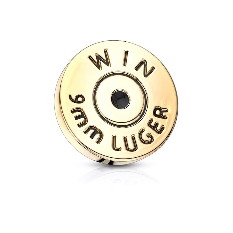 Surgical Steel Dermal Top 14 Gauge Internal Threaded Bullet Back - Kruelty - Photo 5