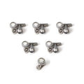Surgical Steel Dermal Clear Gem 22 Tops & 22 Bottoms - 44 Pack