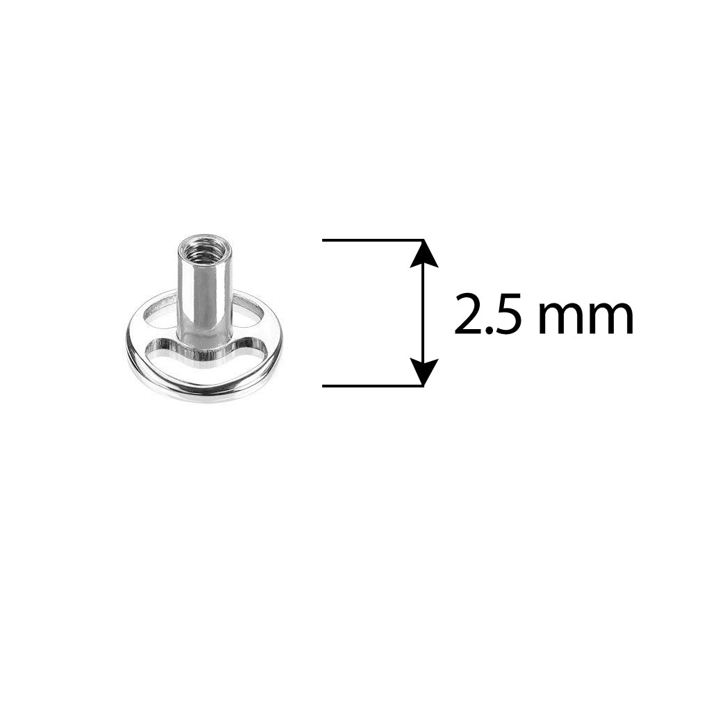 Surgical Steel Dermal Professional Kit Press Fit Gem - 22 Pack