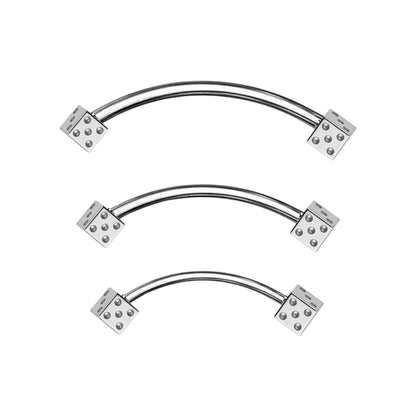 Surgical Steel 16 Gauge Tongue Barbell Rings with Dice Snake Eyes