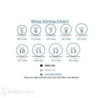 Surgical Steel Dome Wide Band Ring