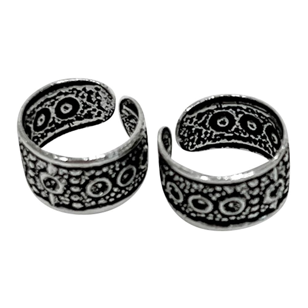 .925 Sterling Silver Dots Pattern Bali Ear Cuff Earring