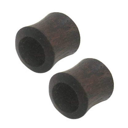 Sono Wood Double Flare Ear Tunnels 0 to 6 Gauge - Pair