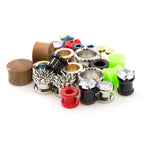 Ear Gauges Plugs & Tunnels Randomly Picked - 12 Pack