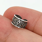 .925 Sterling Silver Dots Pattern Bali Ear Cuff Earring