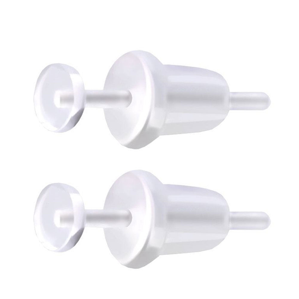 Acrylic Bioflex 20 Gauge Clear Earring Retainer Stud - Pair