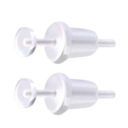 Acrylic Bioflex 20 Gauge Clear Earring Retainer Stud - Pair