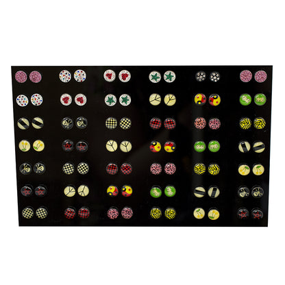 Surgical Steel Stud Earring Display Case with 72 Pairs Assorted - photo 3