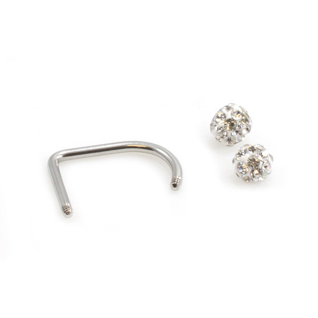 Surgical Steel 16 Gauge Lippy Loop Labret with Ferido Ball - photo 3