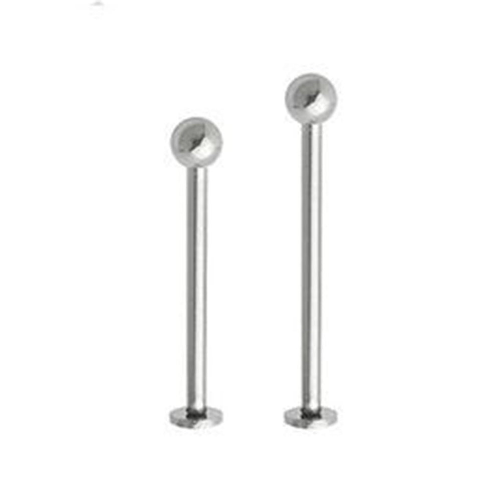 Surgical Steel 14 & 16 Gauge Labret Stud with Extra Long Ball End