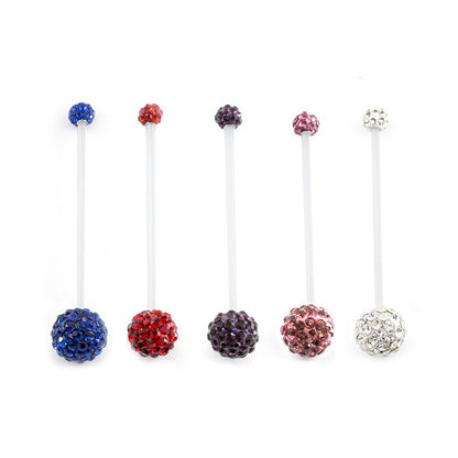 Bioflex 14 Gauge Pregnancy Belly Ring with Ferido Balls
