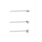 Surgical Steel Bendable Fishtail Nose Stud - 18 & 20 Gauge