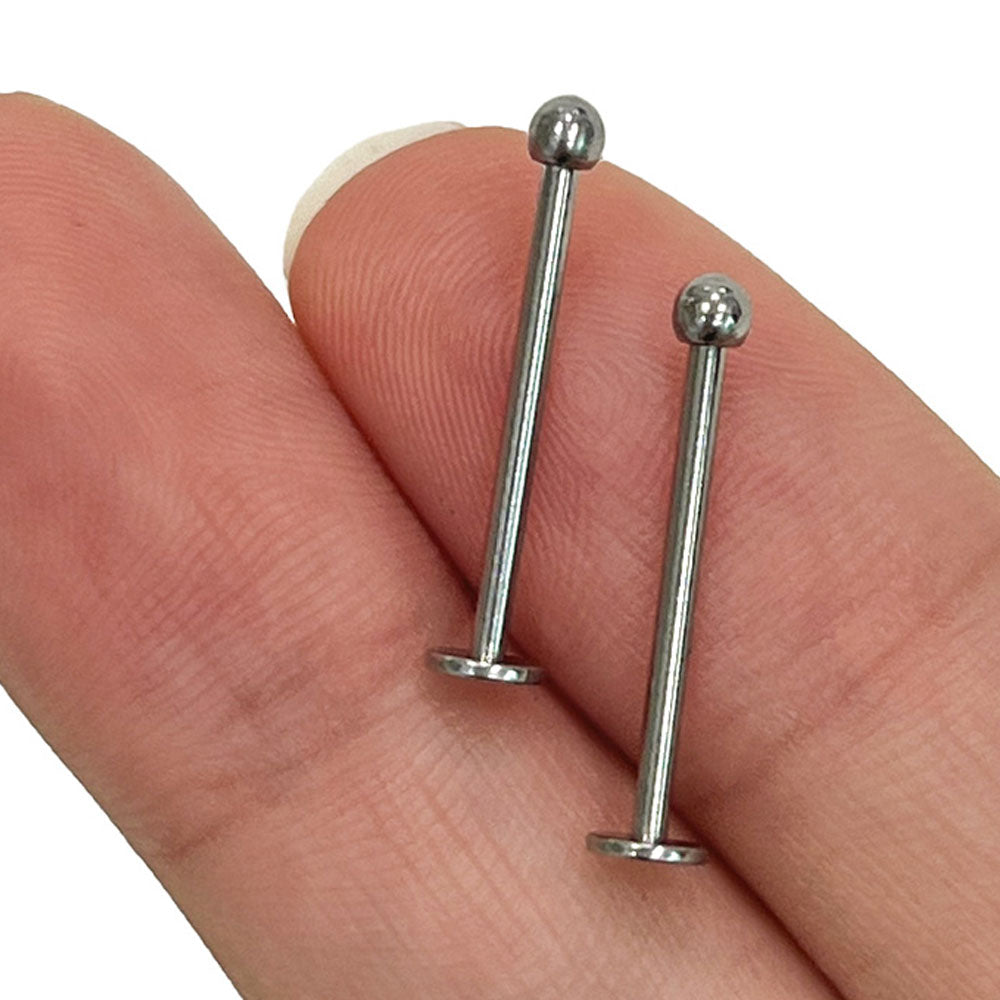 Surgical Steel 16 Gauge Flat Back Labret Stud - photo 11