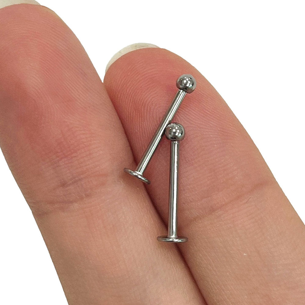 Surgical Steel 16 Gauge Flat Back Labret Stud - photo 7