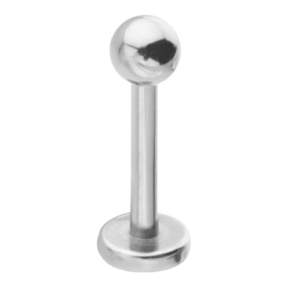 Surgical Steel 14, 16 & 18 Gauge Flat Back Labret Stud