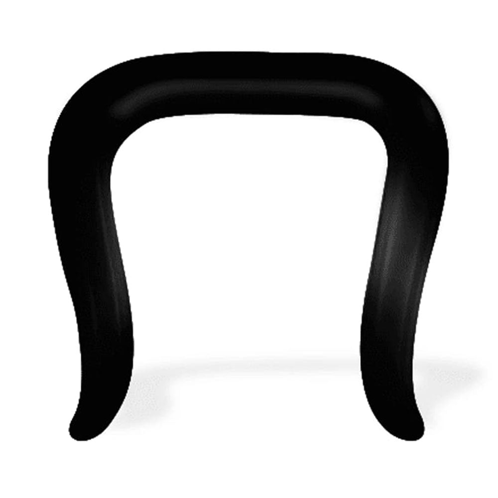 Black Pyrex Glass U Shape Septum Retainer - 14 12 10 Gauge