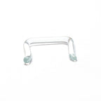 Glass Pyrex Clear Basic Septum Retainer - 16 or 14 Gauge - 1/4" (6 mm) - Kruelty - Photo 4