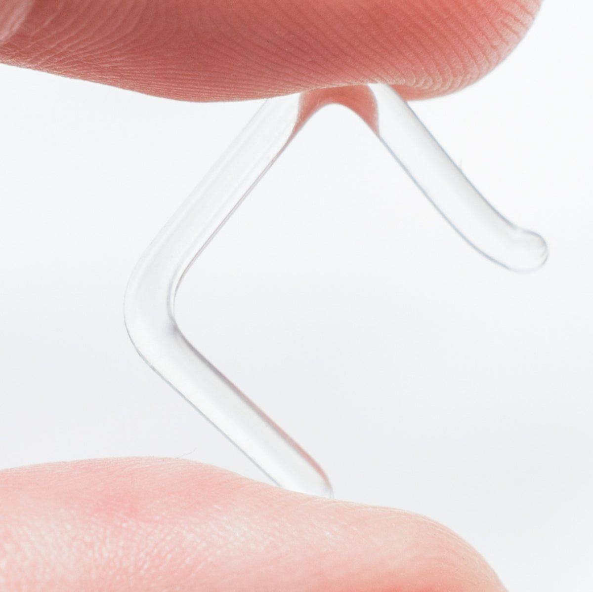 Glass Pyrex Clear Basic Septum Retainer - 16 or 14 Gauge - 1/4" (6 mm) - Kruelty - Photo 2