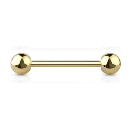 Titanium 14 Gauge Colored Straight Barbell with 5mm Ball End - photo 8