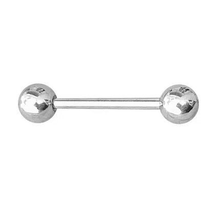 14 Karat Gold Straight Barbell 14 Gauge 1/2" to 1" for Tongue & Nipple