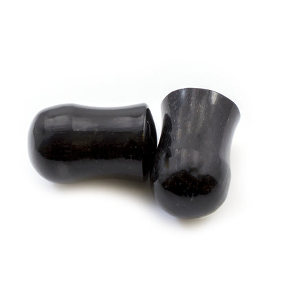 Organic Horn Bone Ear Plugs with Ball Design - Pair - photo 2