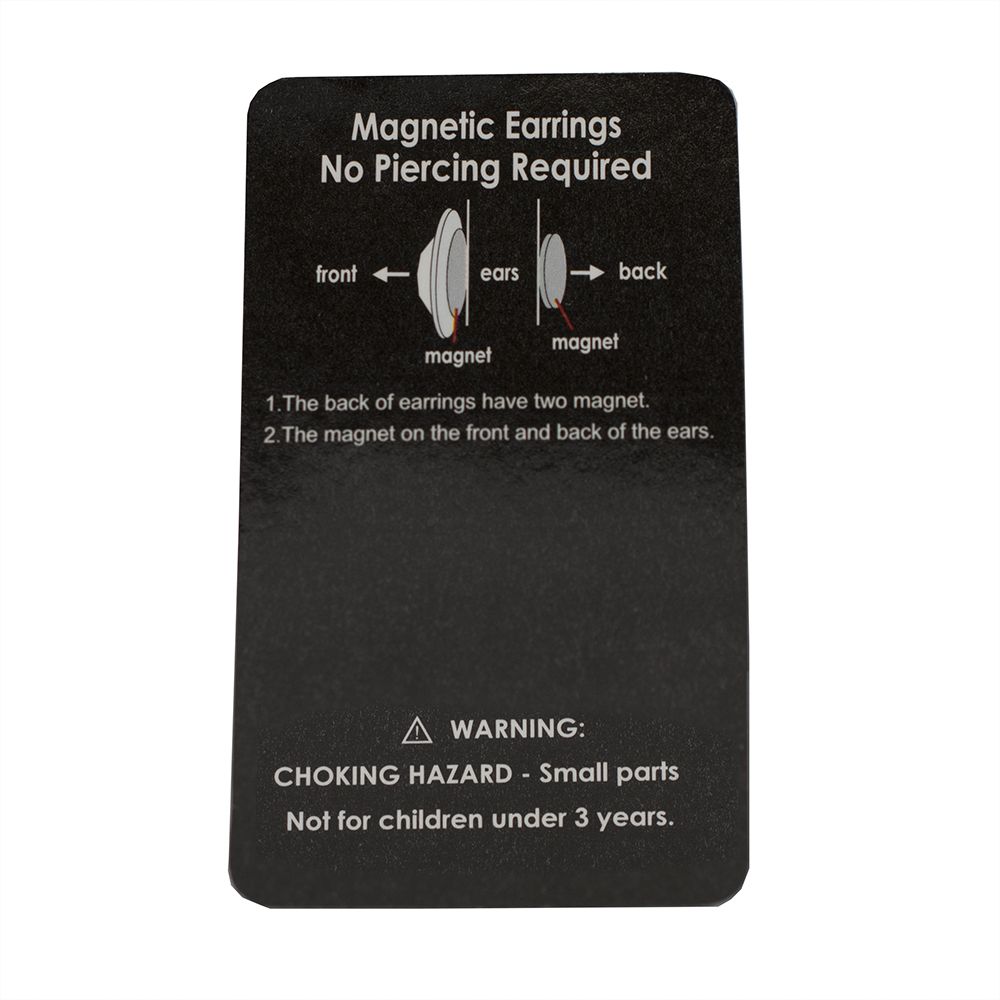 Surgical Steel Smiley Face Magnetic Earrings 6mm - Pair - photo 3