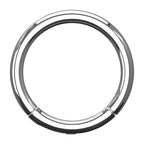 Titanium & Surgical Steel 14 to 16 Gauge Hinged Hoop Ring