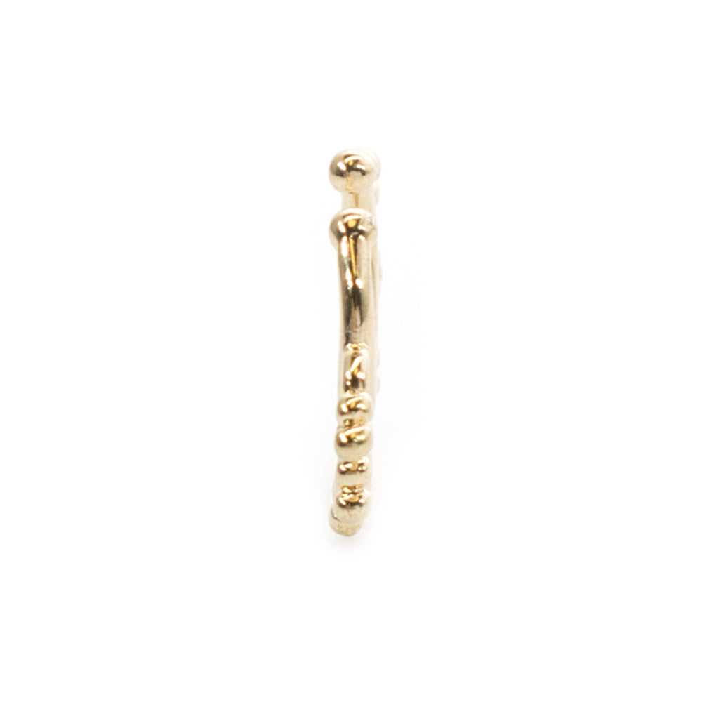 Surgical Steel Non Piercing Septum Hanger with Filigree Design - photo 6