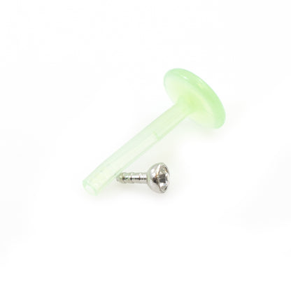 Bioflex 16 Gauge Push In Labret with CZ Stone - photo 2