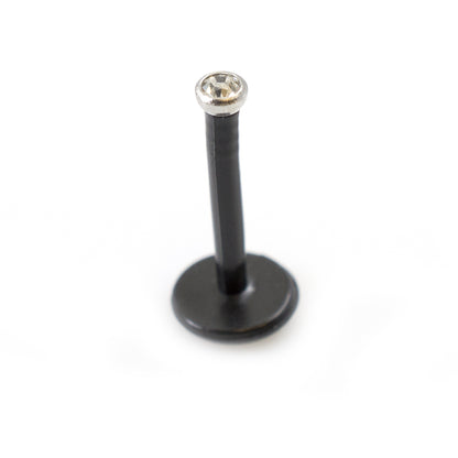 Bioflex 16 Gauge Push In Labret with CZ Stone - photo 5