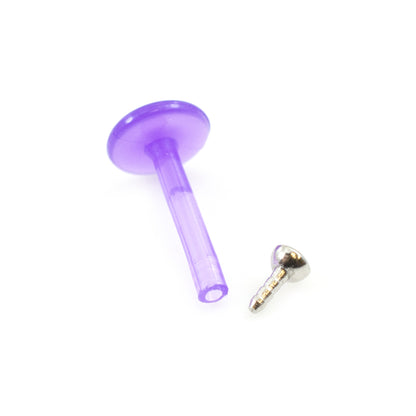 Bioflex 16 Gauge Push In Labret with CZ Stone - photo 11