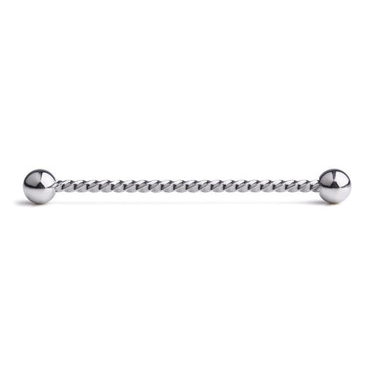 Surgical Steel Industrial Barbell 14 Gauge 1-1/2" With Braided Twist